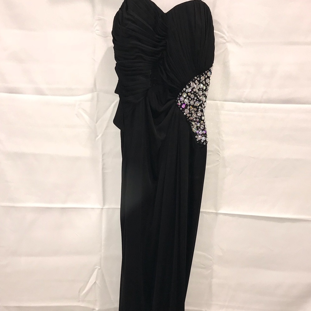 Black Sequined Long Prom/Formal Dress